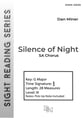 Silence of Night SA choral sheet music cover
